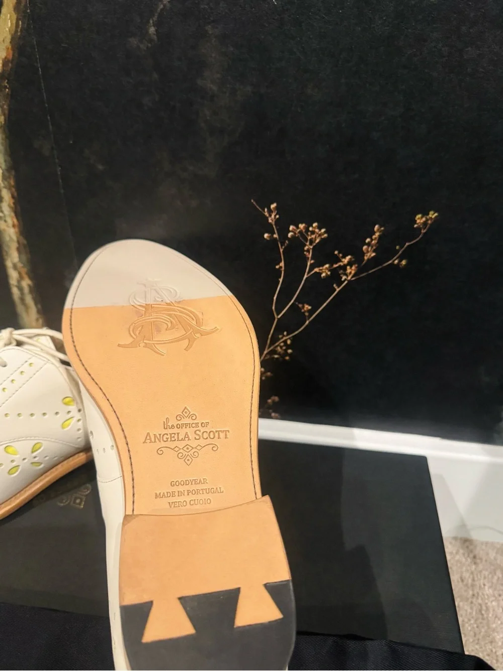 The Office Of Angela Scott cream lace